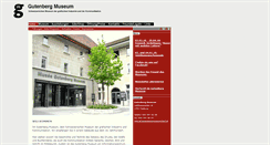 Desktop Screenshot of gutenbergmuseum.ch
